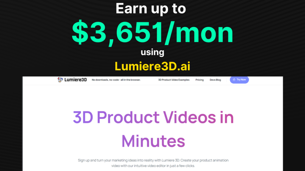 lumiere3d side hustle ideas