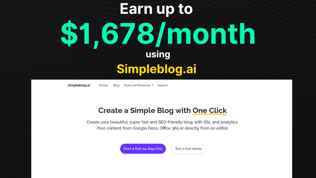 simpleblog.ai side hustle ideas