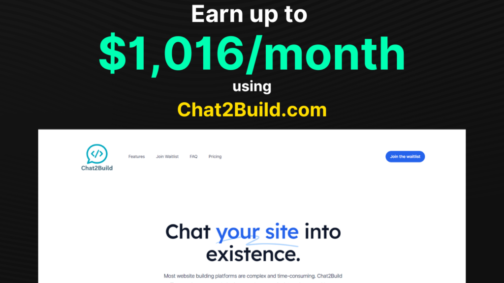 chat2build side hustle ideas