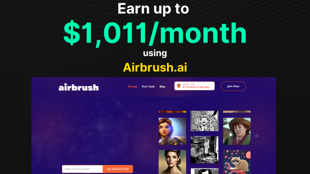 airbrush.ai side hustle ideas