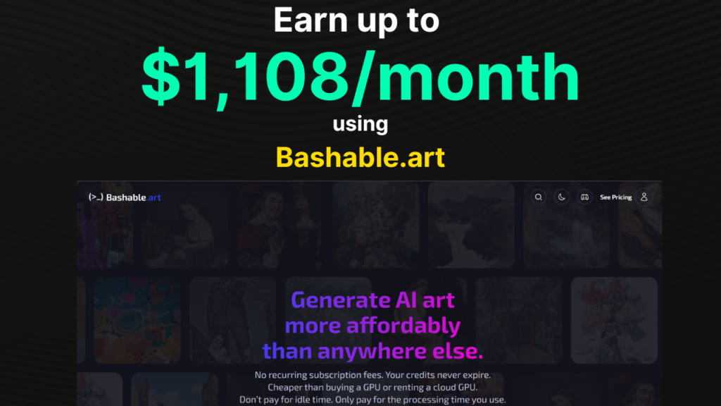 Bashable.art side hustle ideas